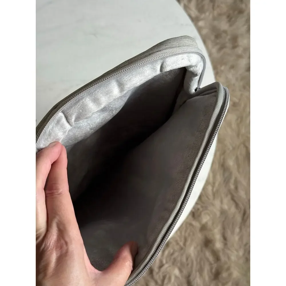 Lacdo 15-15.6” Laptop Sleeve Case Gray Shockproof Water Resistant Carrying Bag